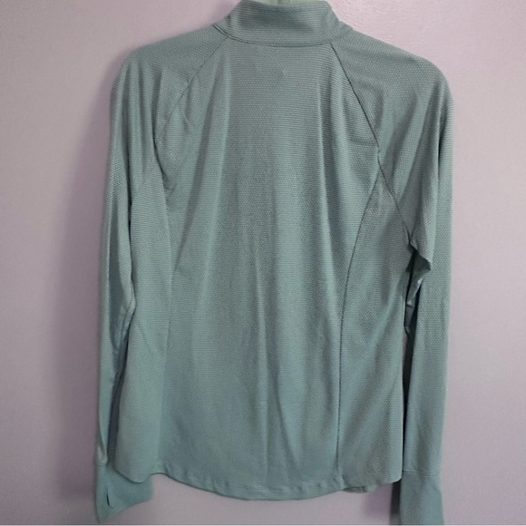 Tommy Bahama Golf Shirt Womens Large Green 1/4 Zip Long Sleeve Pullover Athletic - Picture 4 of 5